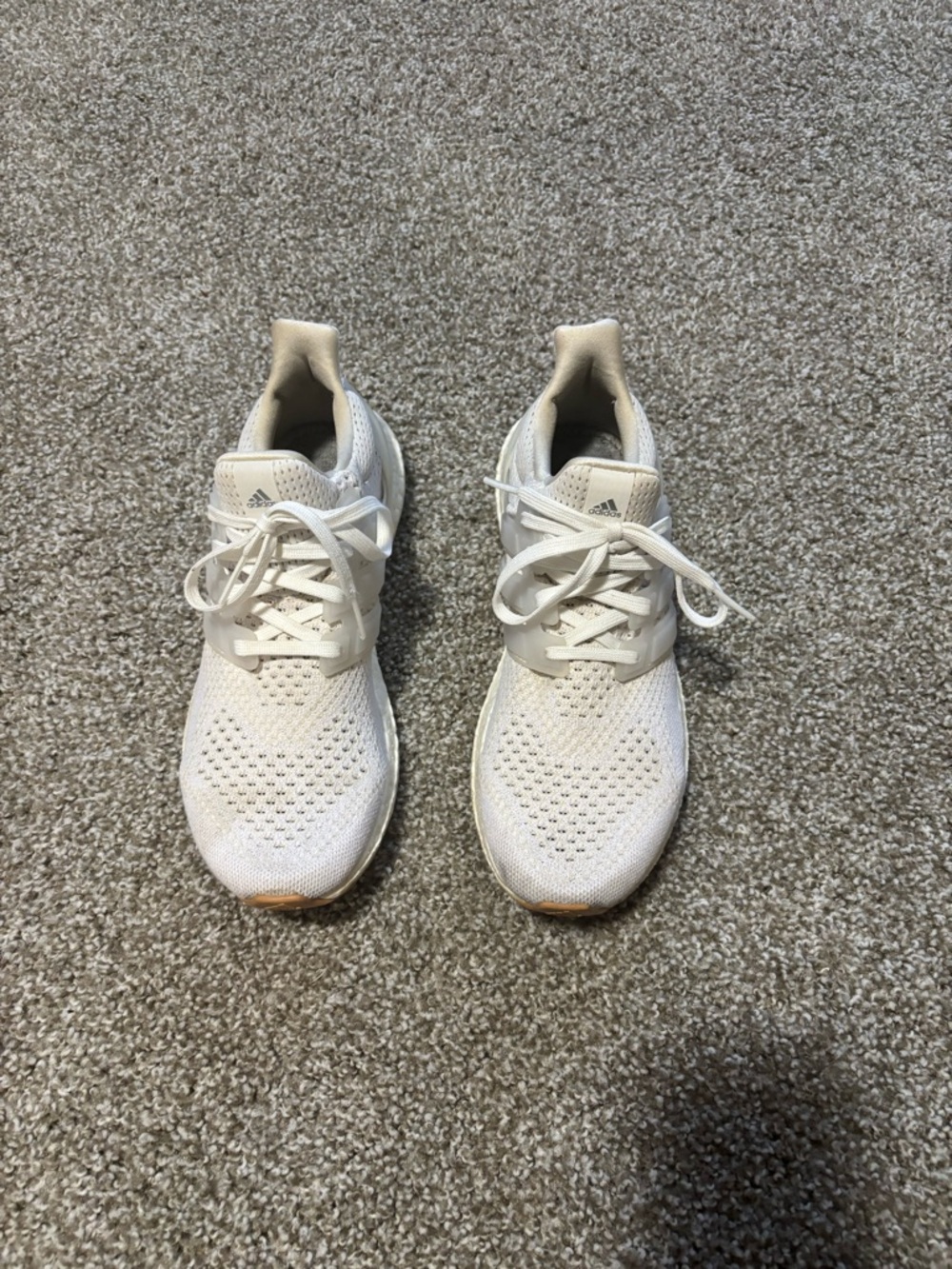 Adidas Women Ultraboosts 1.0 White Tennis Shoe